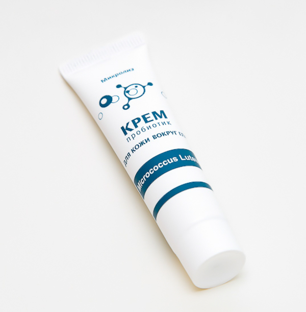 1.3. Крем-пробиотик
для кожи вокруг глаз
Micrococcus Luteus
туба 15 мл.
Оптовая цена от 3 шт.!
Предзаказ_сентябрь 2020 г.! 1.3. Крем-пробиотик
для кожи вокруг глаз
Micrococcus Luteus
туба 15 мл.
Оптовая цена от 3 шт.!
Предзаказ_сентябрь 2020 г.!